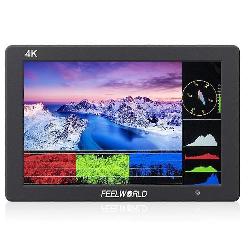 FEELWORLD T7 Plus 7 Inch Director Monitor 4K HD Waveform External Display Screen Monitor with Sun Hood