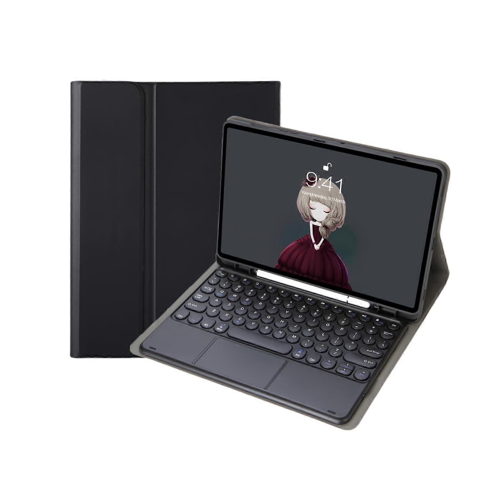 Keyboard Case For Tab S10 FE 2025 10.9 SMX520/SMX526B Magnetic Detachable Wireless Keyboard Pencil Black