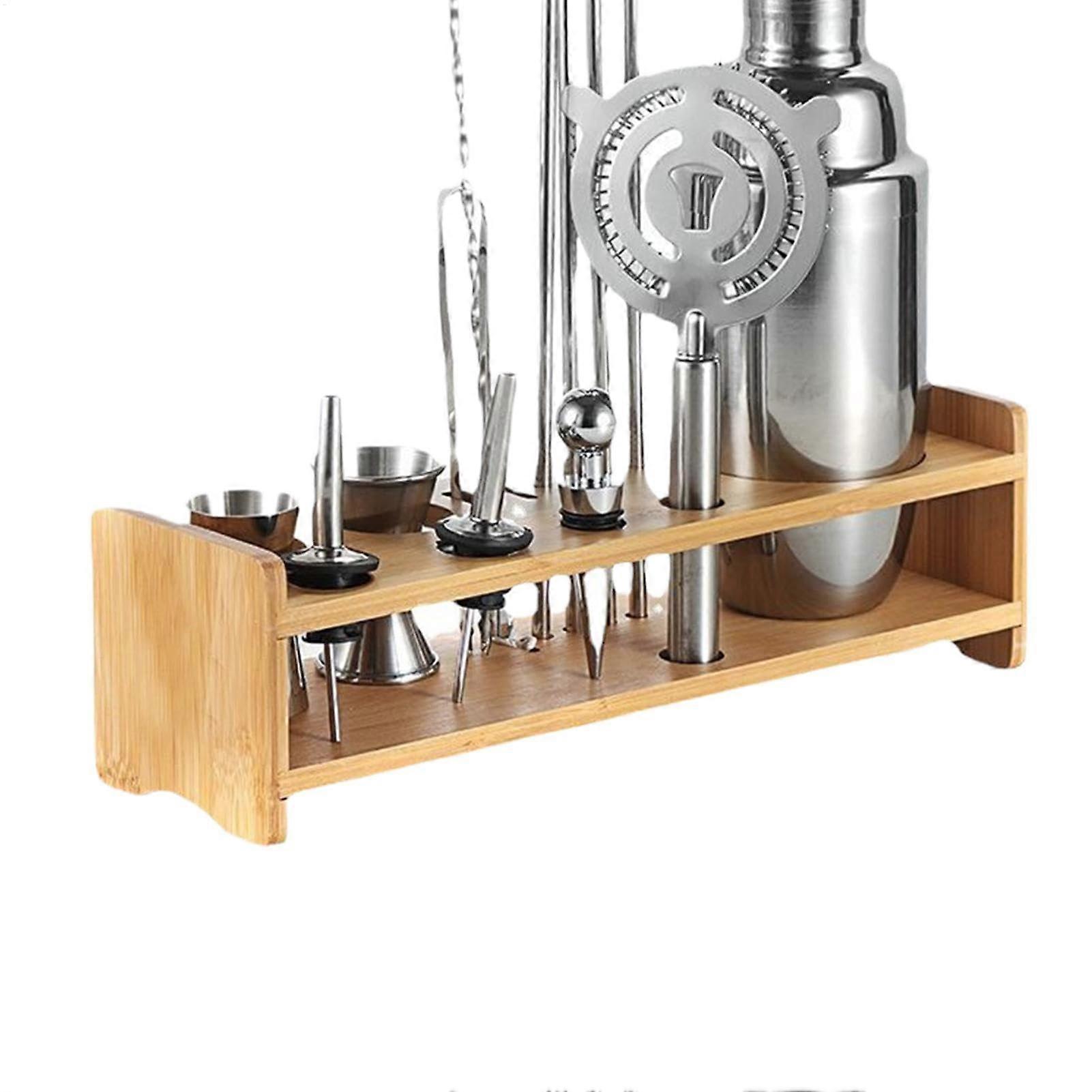Professional Cocktail Shaker Stand, Bartending Tool Holder, Bartender Kit Storage Rack, Barware Drink Stand