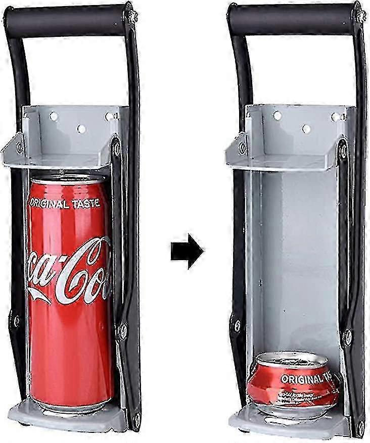 缶クラッシャー&ボトルオープナー - 16オンスアルミニウム2 in 1キッチンリサイクルツール