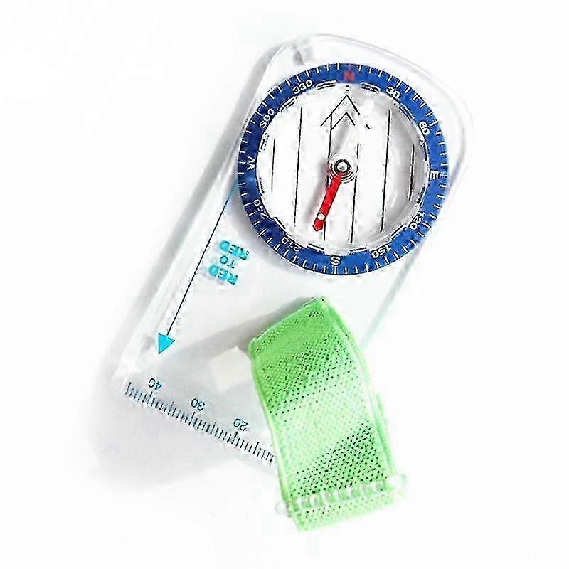 ABS Material Compass with Map Scale for Measuring Azimuth and Pitch Angle