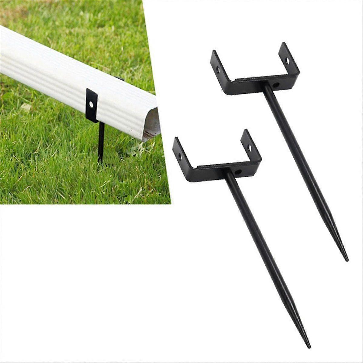 Rainwater Downspout Bracket - Heavy-Duty Adjustable Size, Rust-Proof Anchor for Pipe Support, Easy