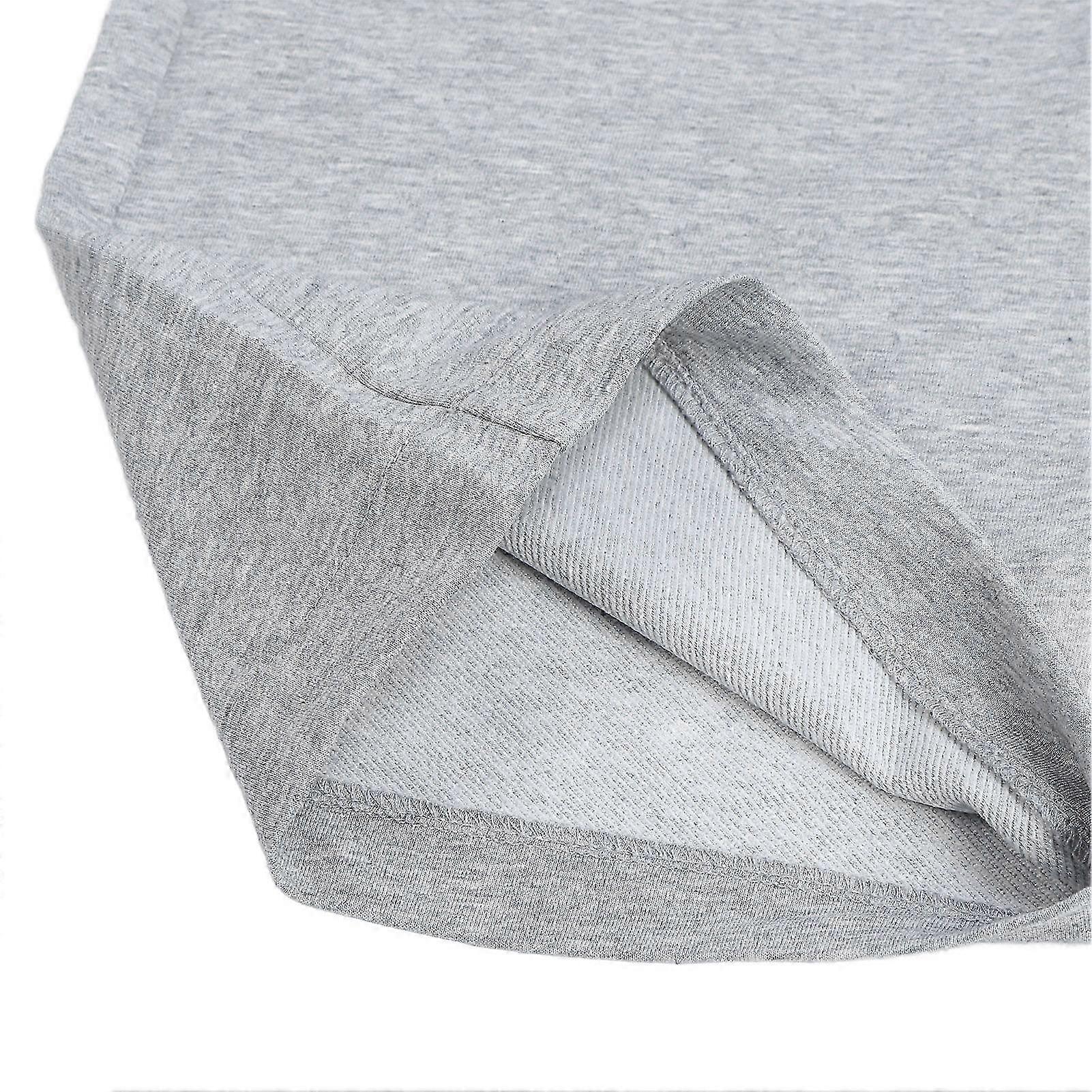 السراويل حقيبة الساق القسطرة 2 جيوب جانبية خارجية حامل كيس بول قطني ناعم بنطلون طويل ل 2000 مل كيس بول رمادي L