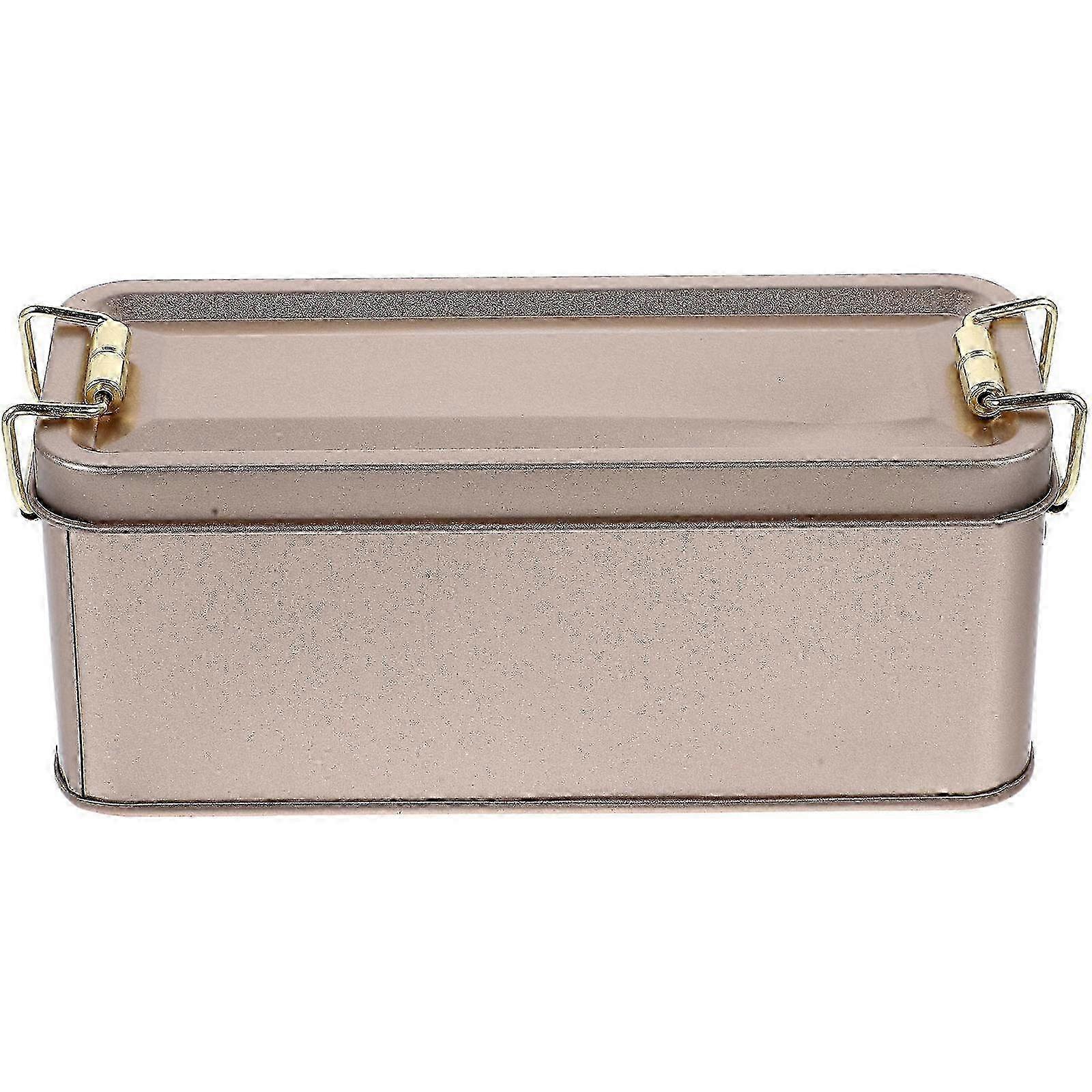 Vintage Tinplate Storage Box Cookie Storage Case Cookie Container Tinplate Cookie Case