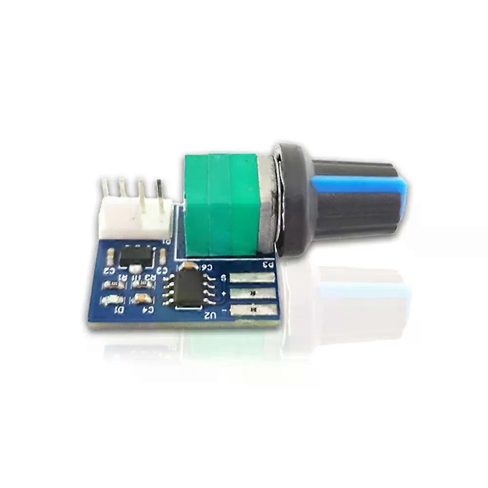 Single PWM Fan Speed Controller DC 12V Mute 4 Pin Computer Temperature Control Switch for PC CPU Cooler Fan