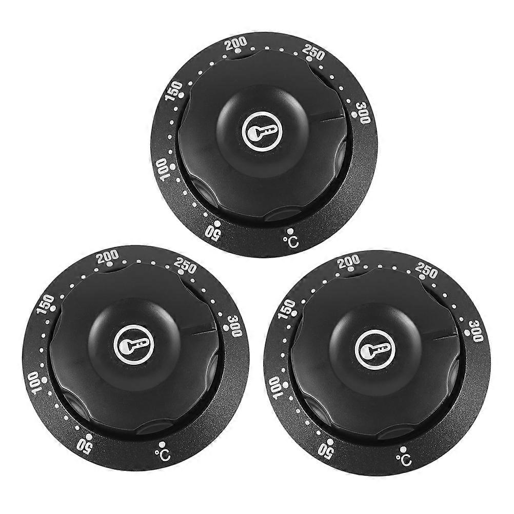 Temperature Control Knob Thermostat Stove Knob Cover Replacement 3Pcs Set