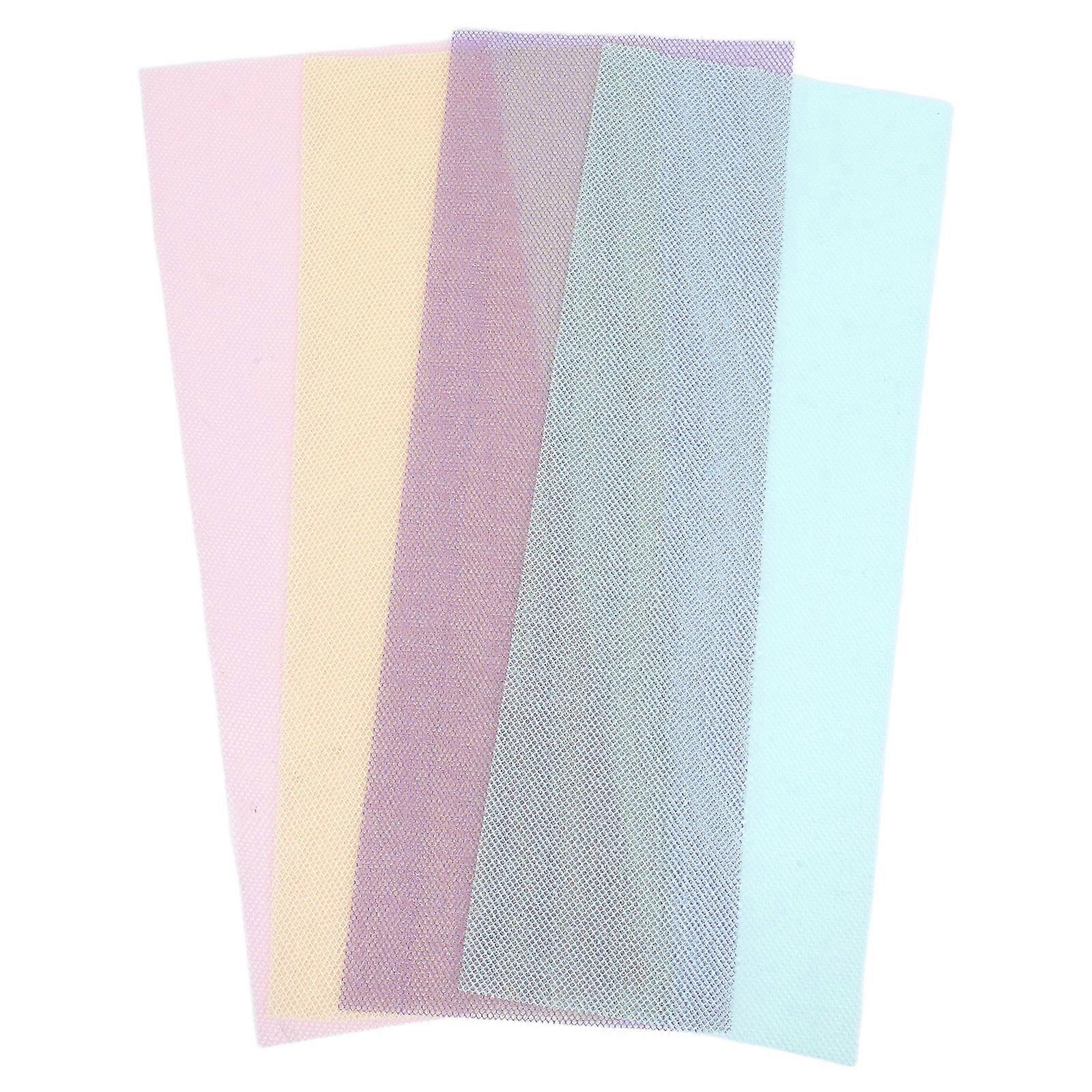 4Pcs African Exfoliating Shower Net Body Scrubber for Comfortable Bath