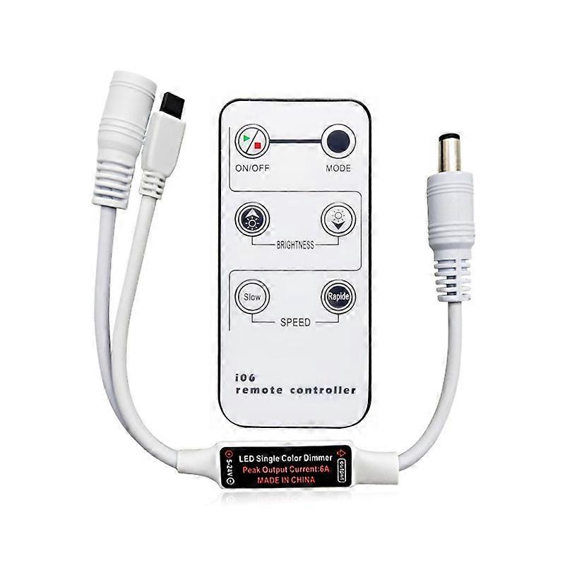 6-Button Single-Color DC Controller Infrared Dimming Light With LED Controller