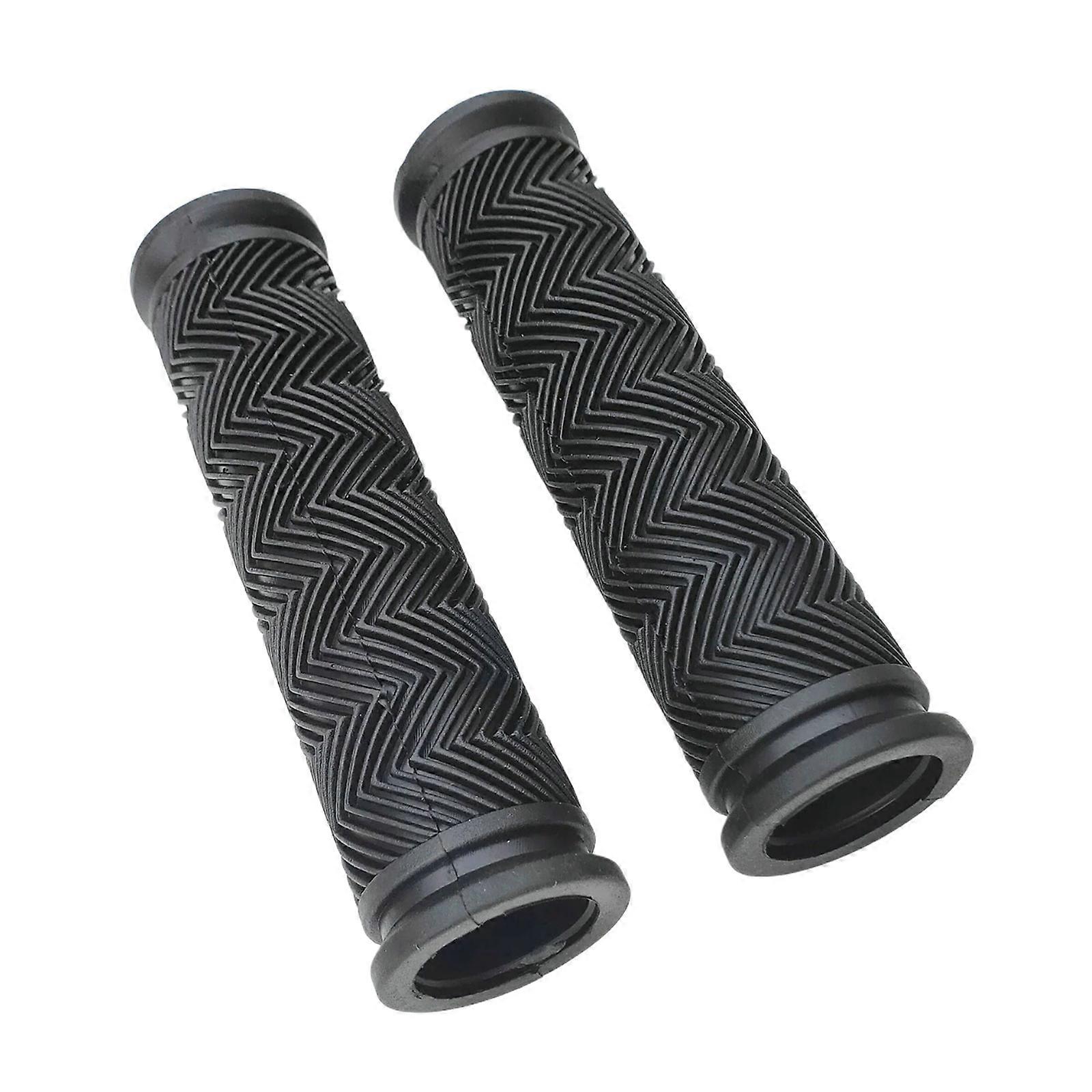 1Pair Soft Shock Absorption Handle Bar Cover Nonslip Silicone Bike Handle Grips for Enhanced Cycling Control Enduring Multicolor