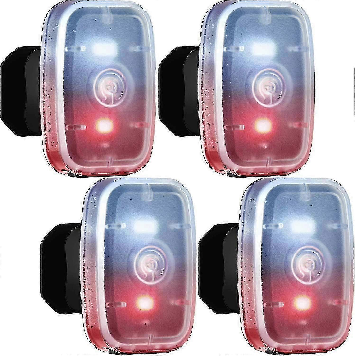 2024 Safe Led Light Usb Rechargeable Running Light Clip On Strobe Light With 5 Lighting Modes