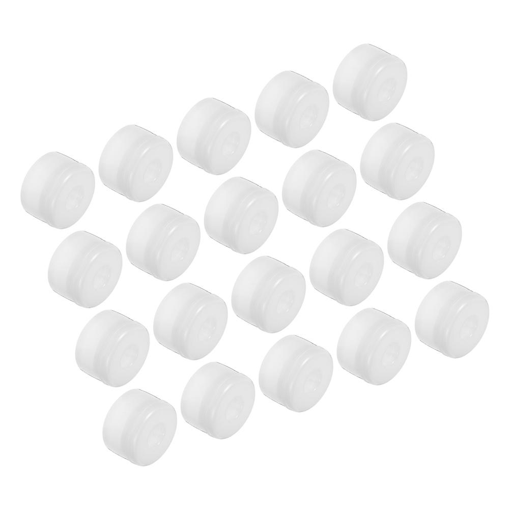 Reusable Water Bottle Cap for Water Jug Replacement 40Pcs White Plastic