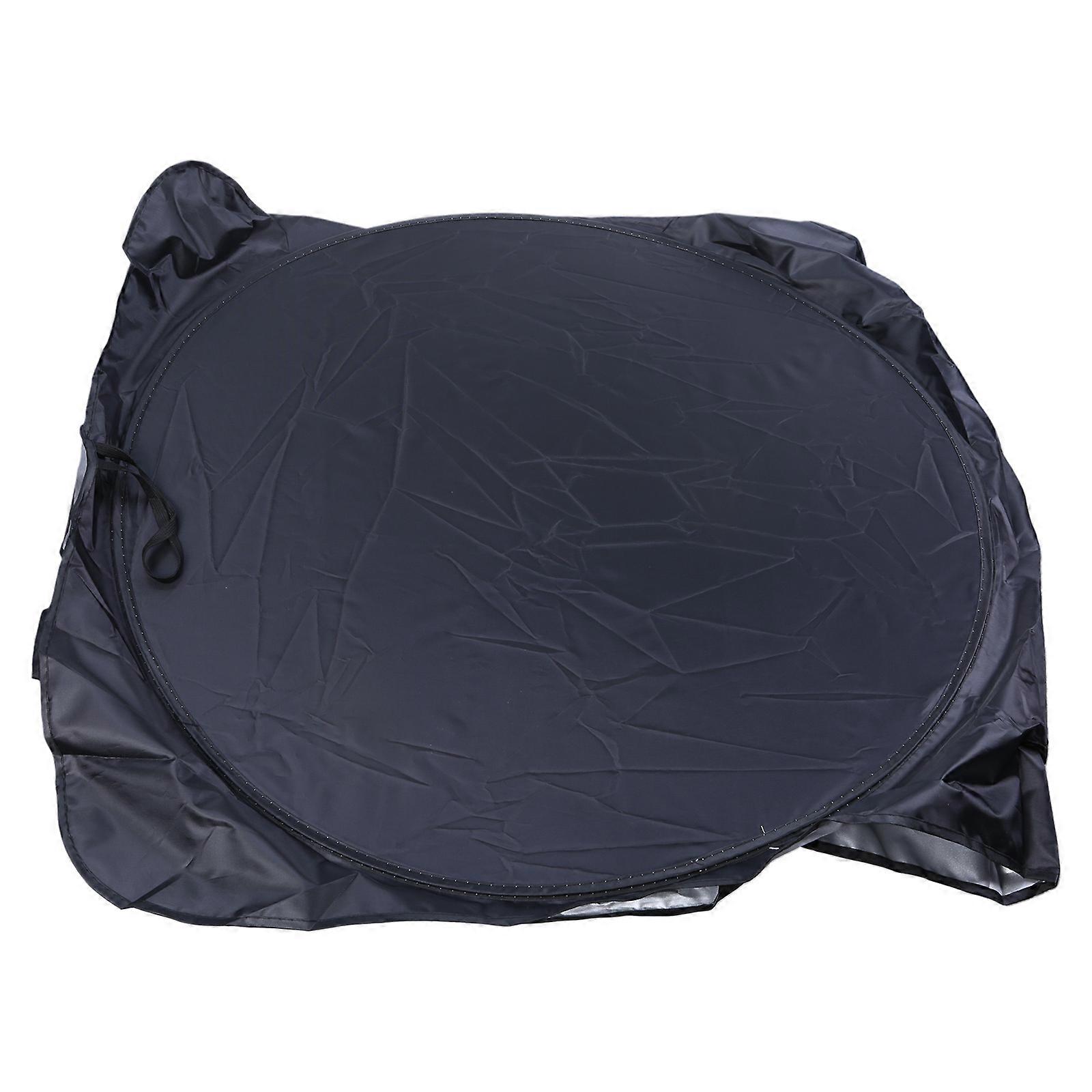 Jumbo Folding Front Rear Car Window for Sun Shade Auto Visor Windshield Cover Bl Multicolor