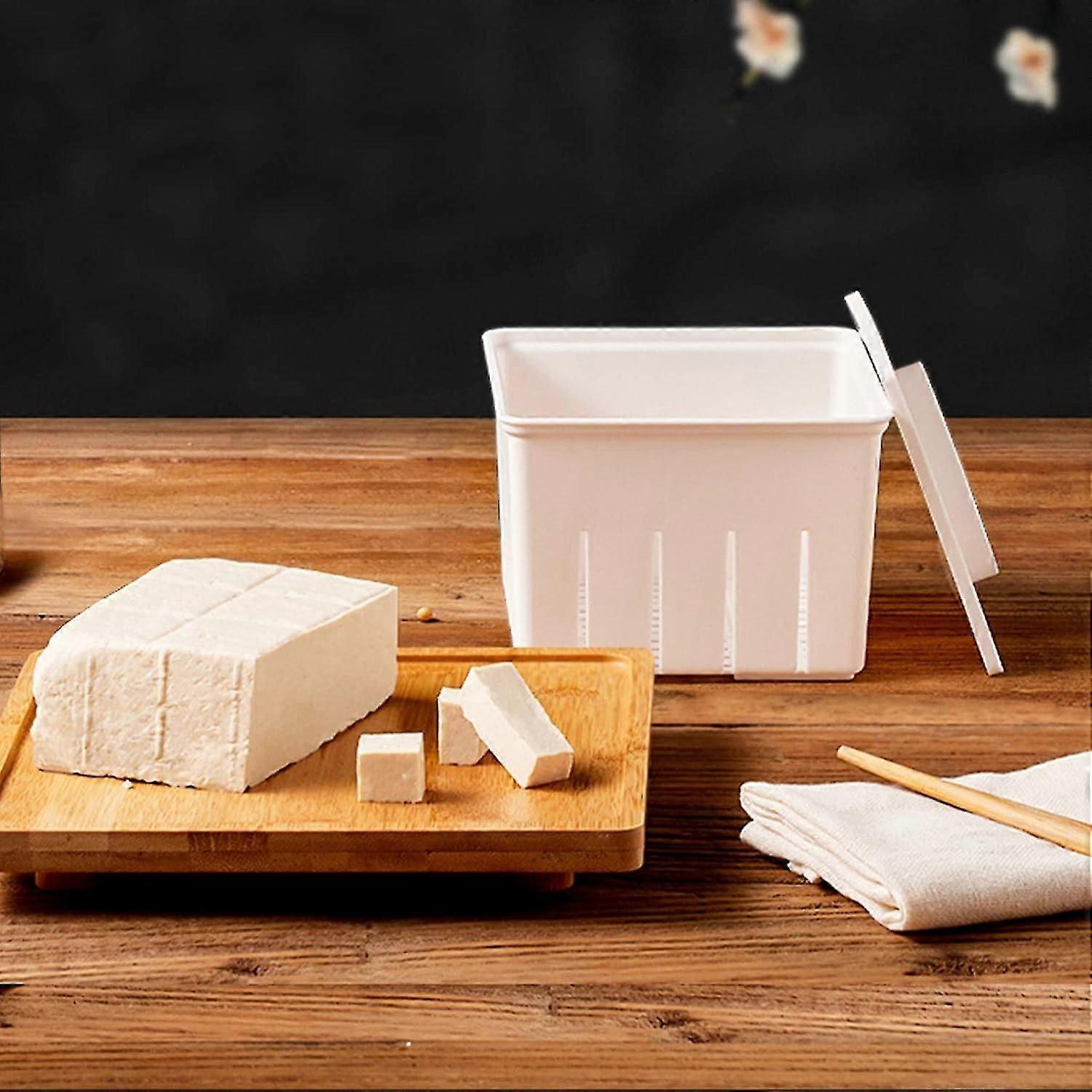 Tofu Press with Filter Cloth - Remove Water, Press Tofu Efficiently