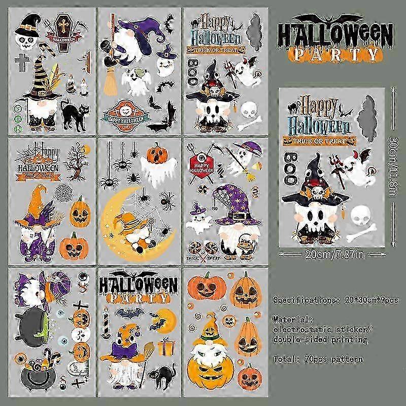 f Halloween Party Decor Stickers