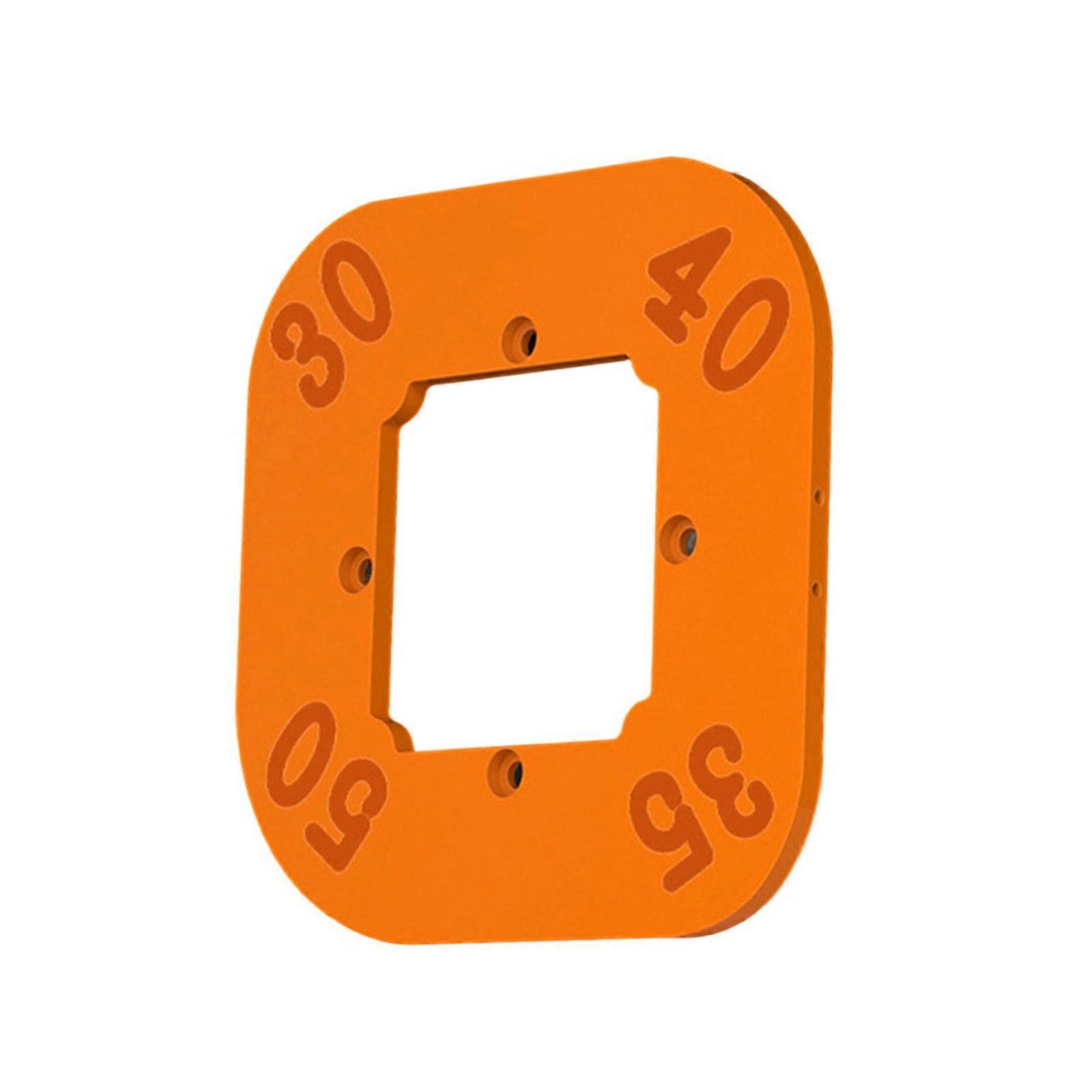 Multipurpose Efficient Woodworking Slotting Template Portable for Home Renovations Experts and Craft Enthusiasts Multicolor