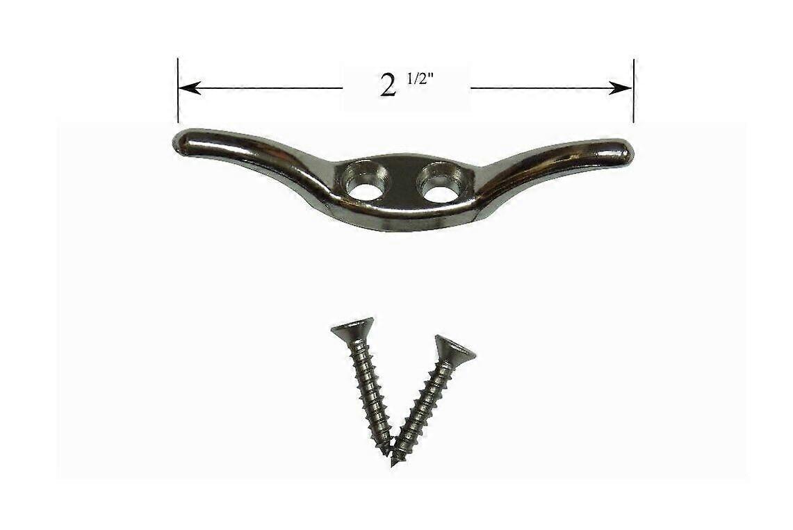 2 1/2" Shiny Nickle CORD CLEAT for Pleated / Cellular Shades & Horizontal Blinds