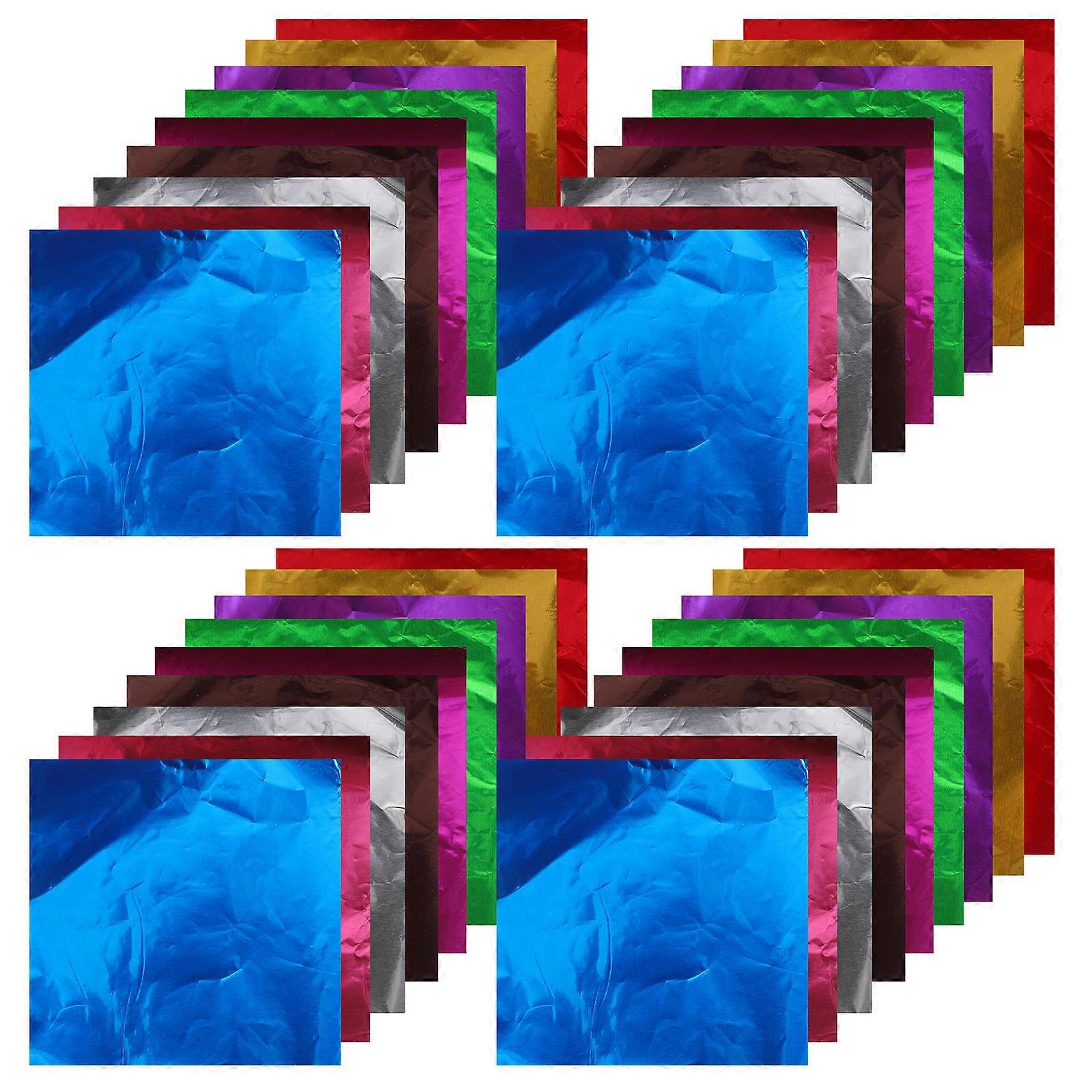 Candy Wrappers for Chocolate Foil Wrapper for Gift Packing 900Pcs Sheets