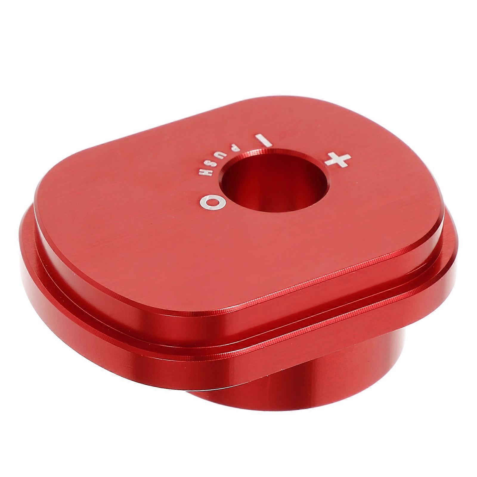 Ignition Cylinder Cover for Motorcycle Aluminum Protective Function Red