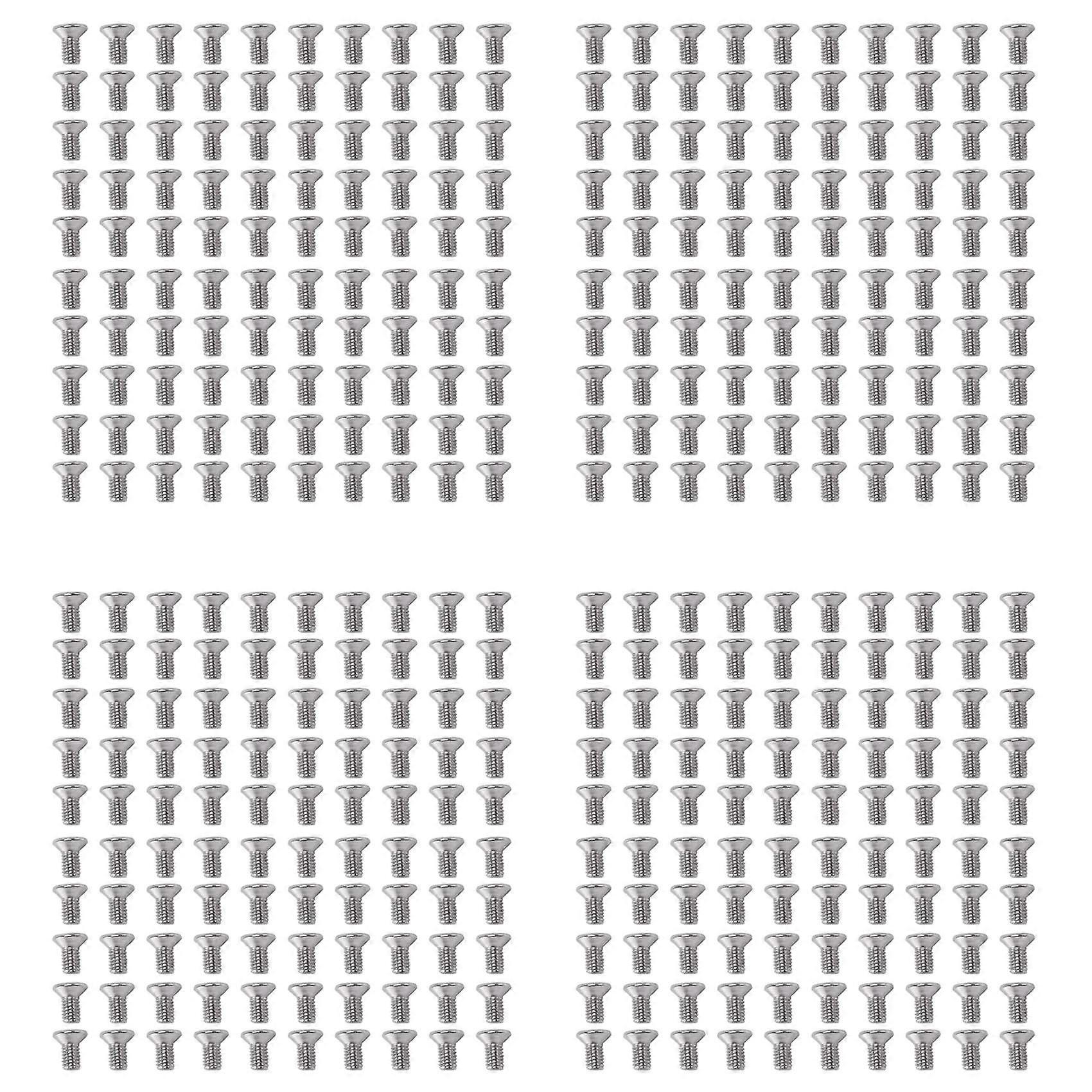 M3 x 6mm Phillips Flat Head Countersunk Bolts Machine Screws 400Pcs