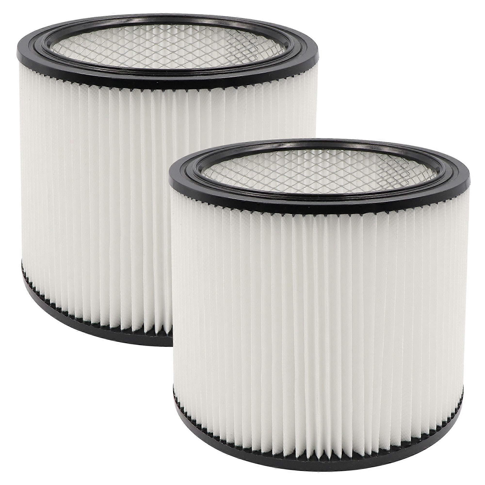 2 Pack Replacement Cartridge Filters for ShopVac 90304 90350 Washable Reusable Wet Dry Vacuum 5 Gallon+