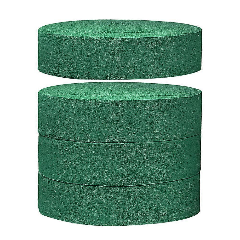 Round Flower Foam Blocks for Decoration 4Pcs Stable Floral Support Bricks