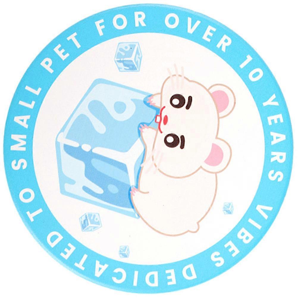 Comfortable Cooling Mat For Summer Hamsters Sized 10.3x10.3 Cm 2Pcs