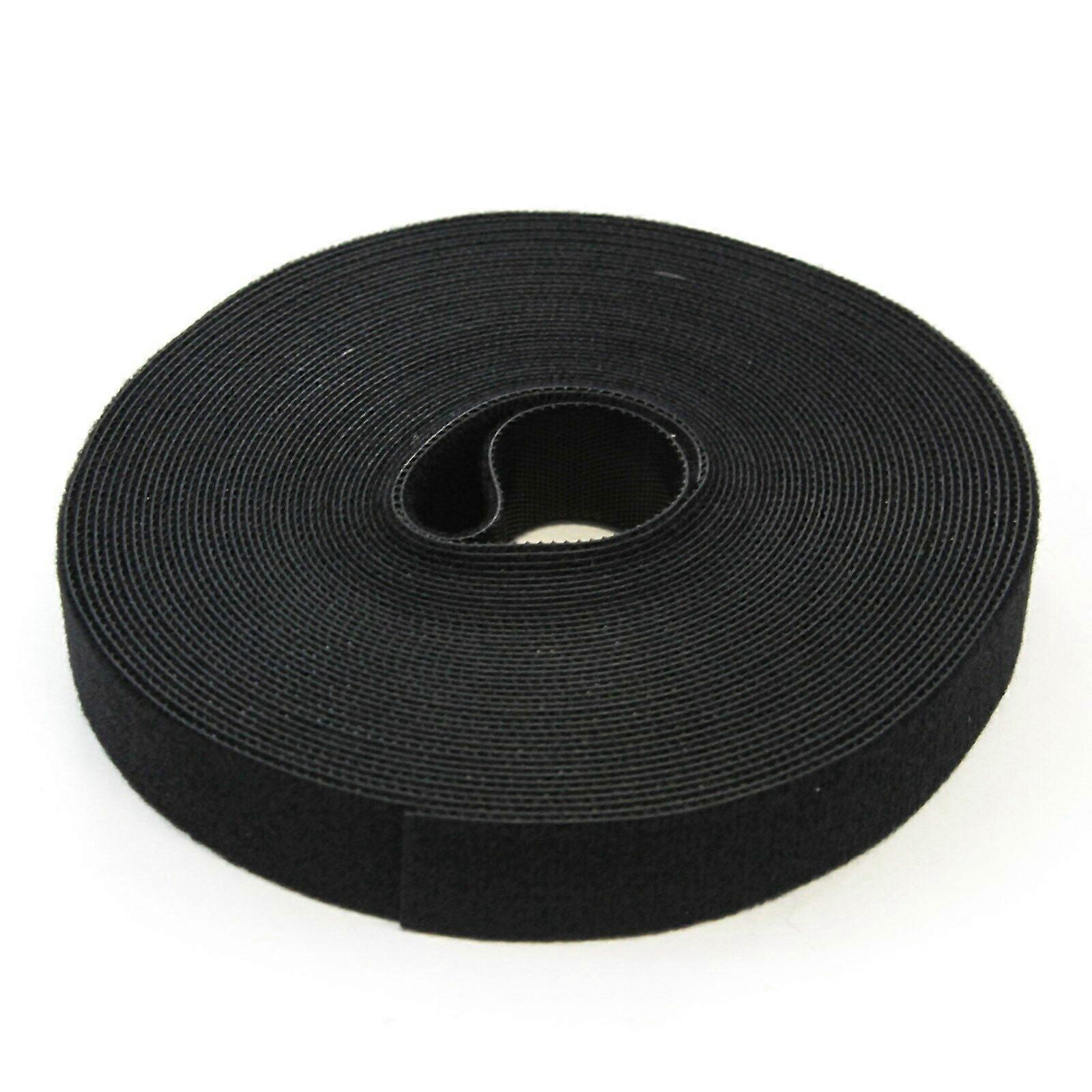 30FT REUSABLE .75" 3/4" Roll Hook & Loop Cable Fastening Tape Cord Wraps Straps