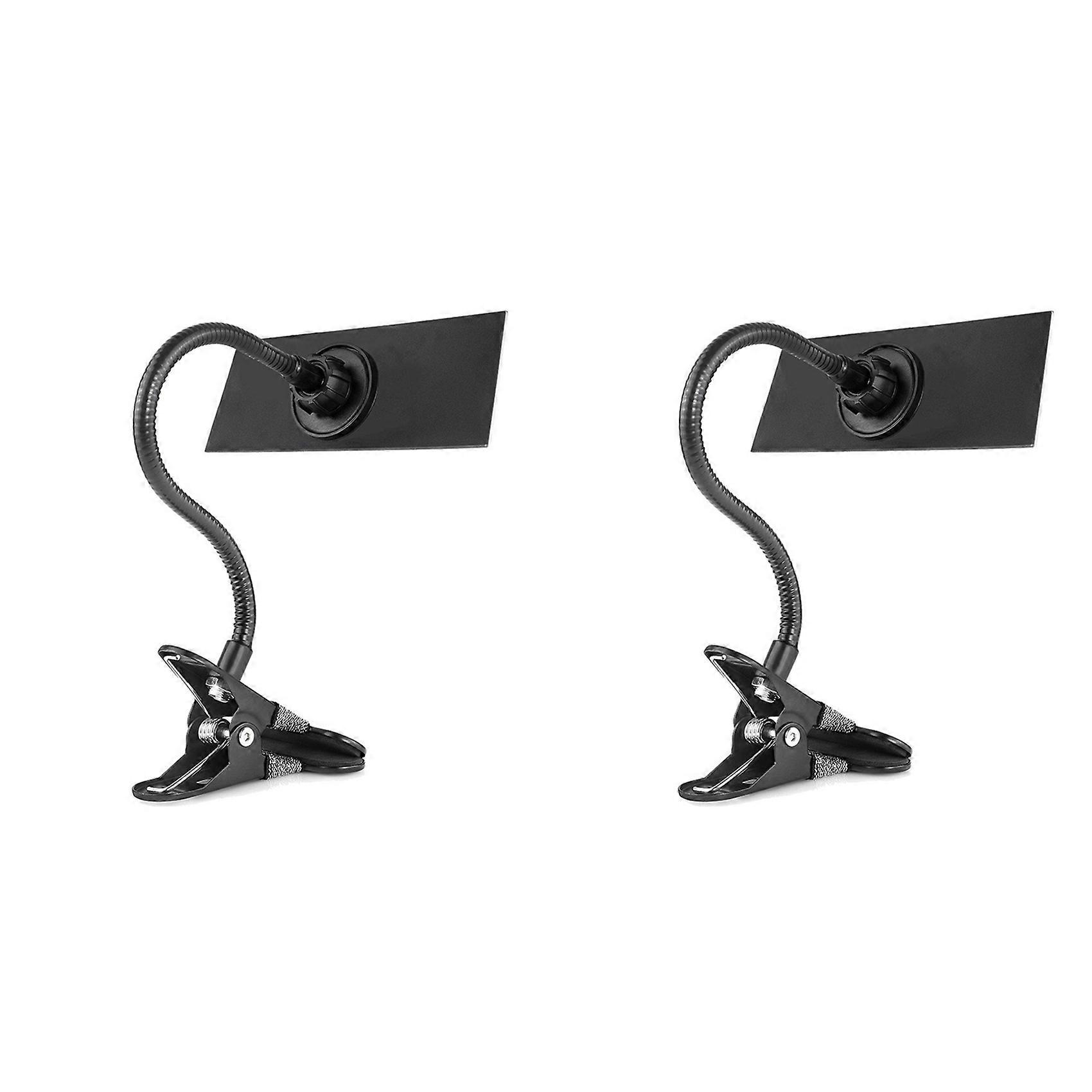 2X Clip on Security Cubicle Convex Mirror for Personal Safety, Open Office Environment, Computer Desk Rear View Monitors