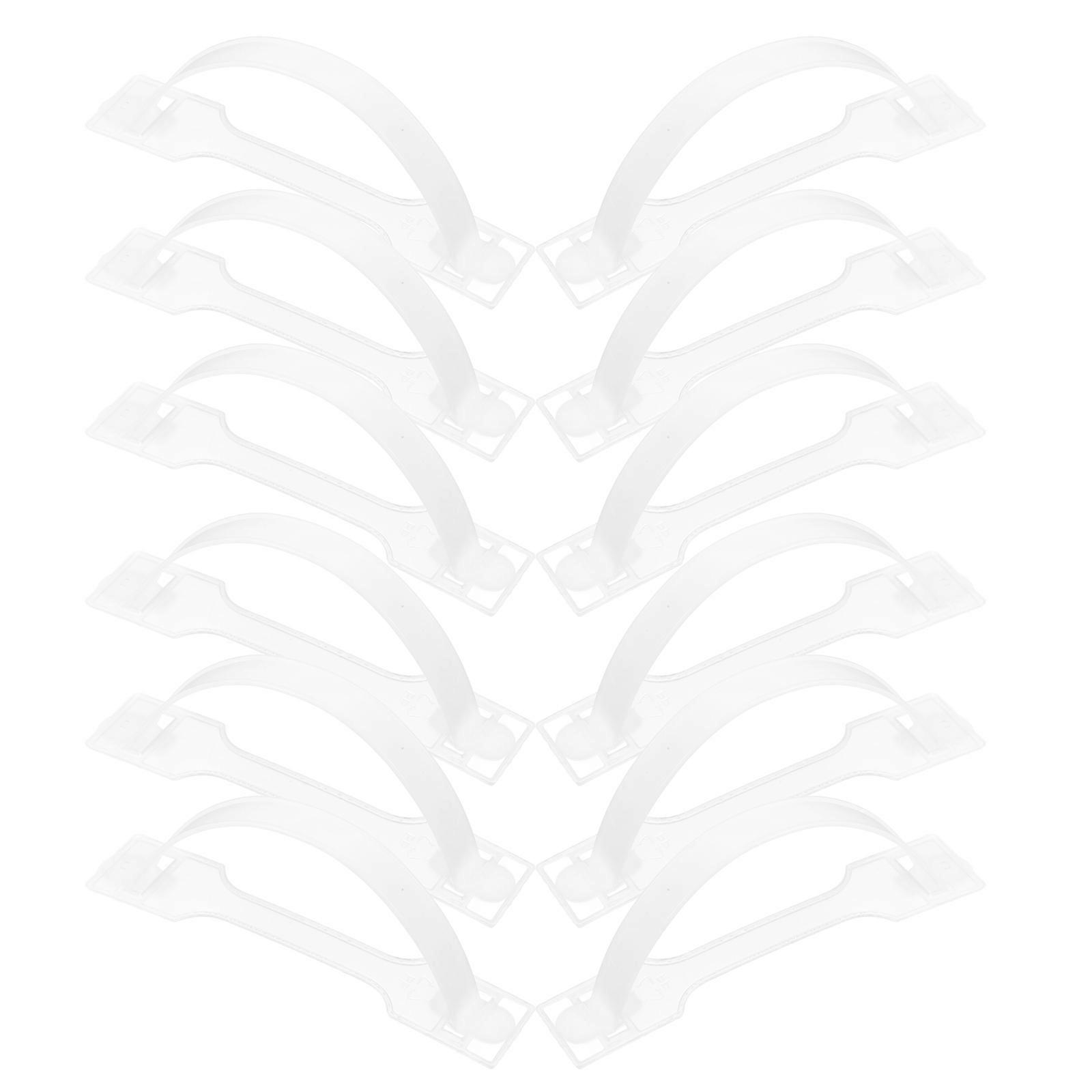 Cardboard Box Handles for Replacement Box Handles 100Sets White Plastic