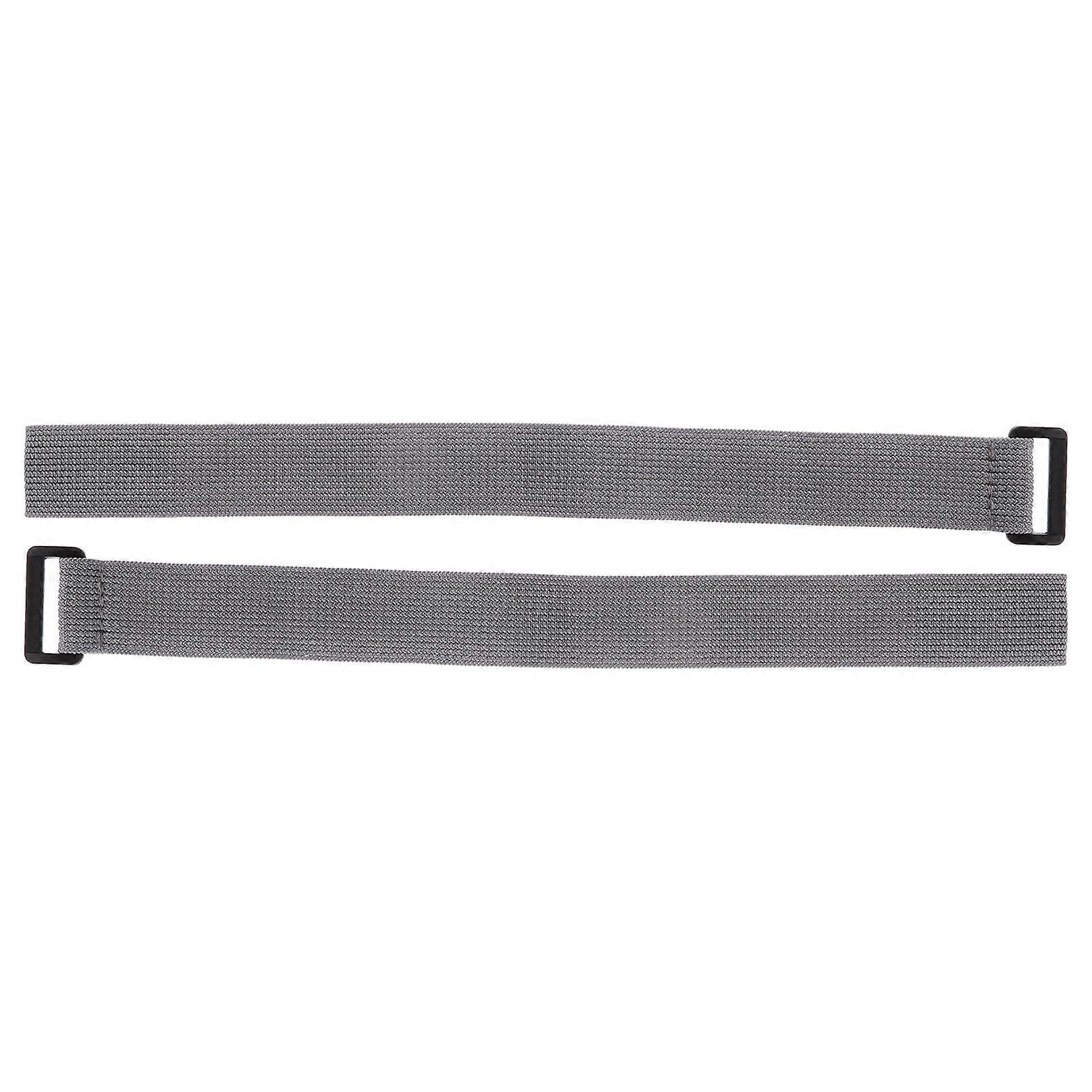 2 Pcs Securing Ties Elastic Straps Hook and Loop Fastening Straps with Buckles