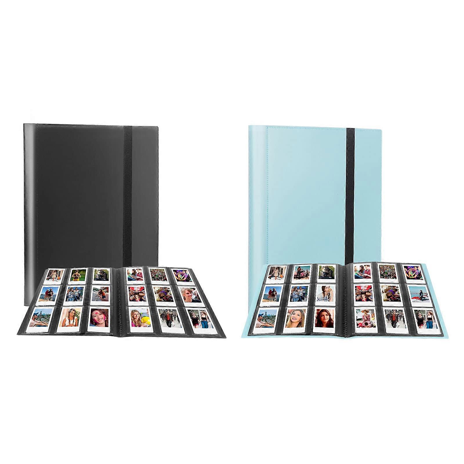 2 Packs Photo Album 432 Pockets for Fujifilm Instax Mini and Polaroid Instant Camera Large Capacity