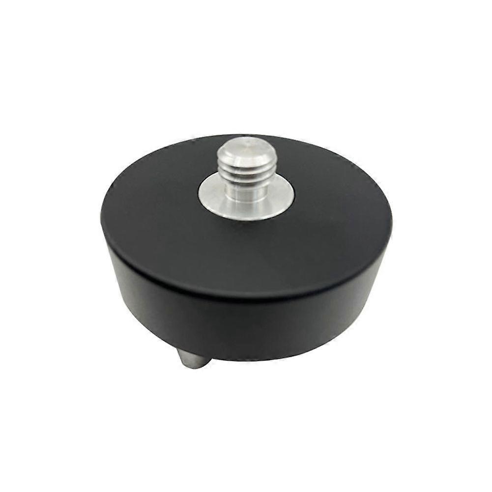 Black Fixed Type Three-Jaw Tribrach Adapter with with 5/8Inx11 Mount Rotate Screw Adaptor for Leica GPS Prisms Surveying
