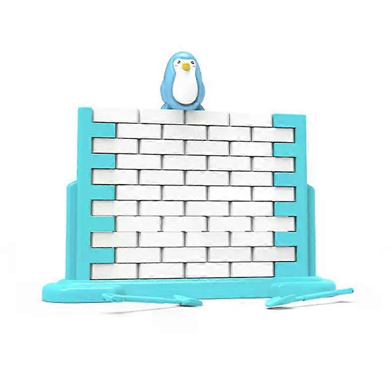 Mini Fun Save Penguin Ice Breaker Strategy Game Interactive Balance Blocks Board Game for Parent-Child Family Fun and Learning