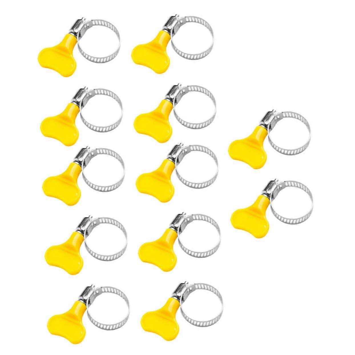 24pcs Heavy Duty Hose Pipe Clamp with Strong Clamping Force, Adjustable Corrosion Resistant Clips