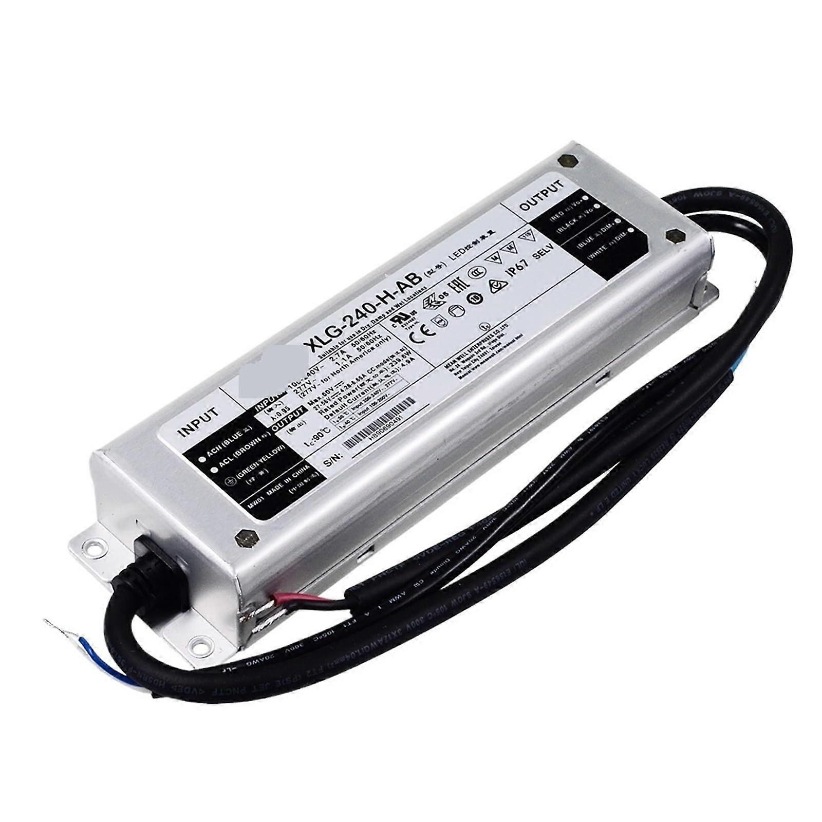 XLG240HAB 240W Constant Power LED Driver 2756V 4900mA Switching Power Supply For 2pcs QB288 Board LM301H With Dimmer