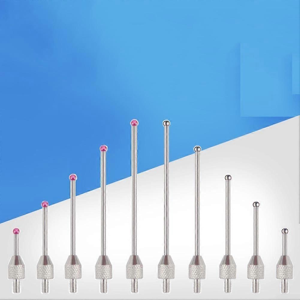 Dial Test Indicator Probe Tip with M2.5 Thread 30mm Micrometer Extension Rod for Precision Measurement