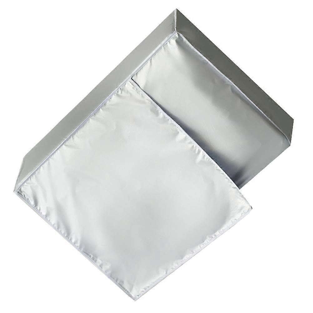 Air Conditioner Waterproof Cover Polyester Cover Protector 2Pcs for Units