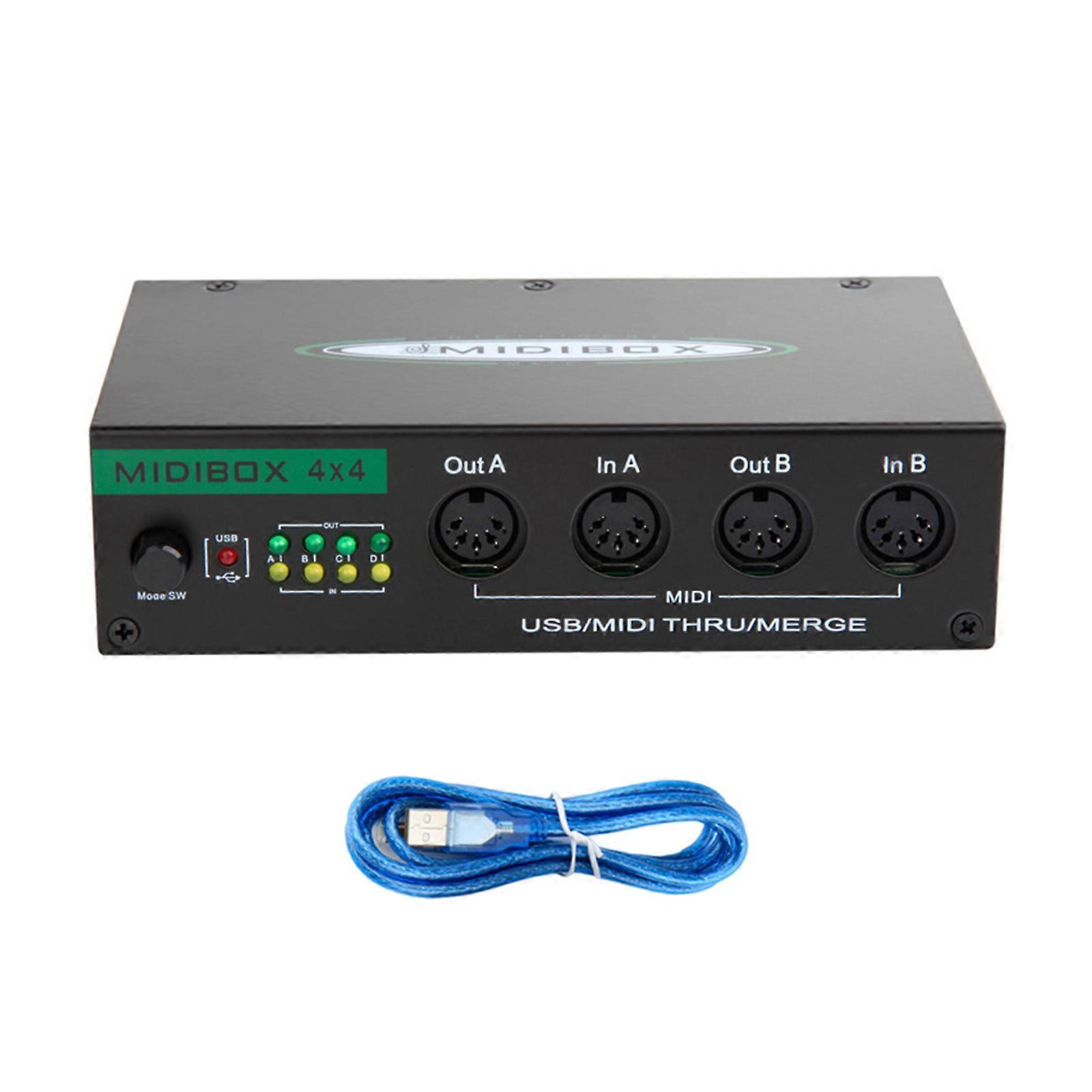 User Friendly USB Splitter Controller Intuitives Button And LEDs Simple Operation For Musicians Of All Skill Level Multicolor