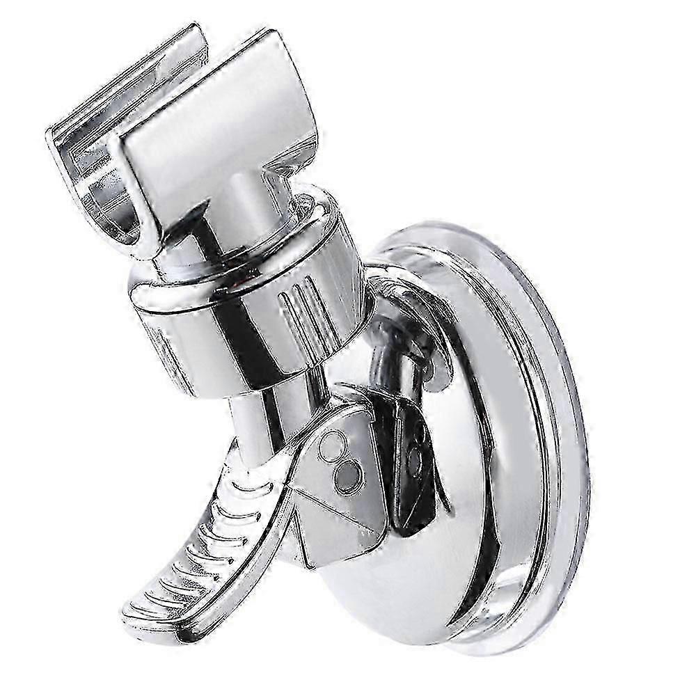 Shower Head Handset Holder Chrome Bathroom Wall Mount Adjustable Suction Bracke