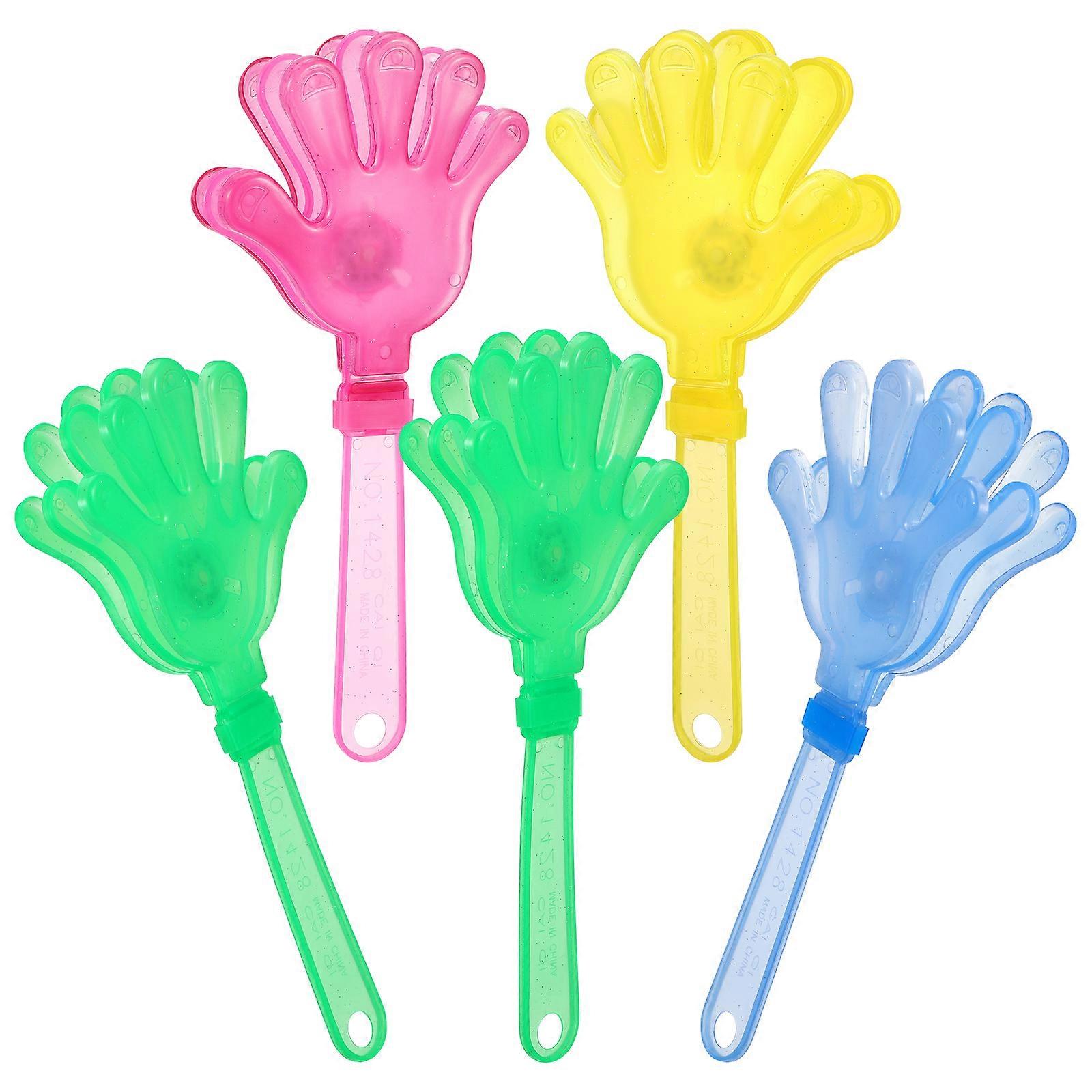 Clapping Device Luminescent Hands Clap for Party Use 5Pcs Assorted Color