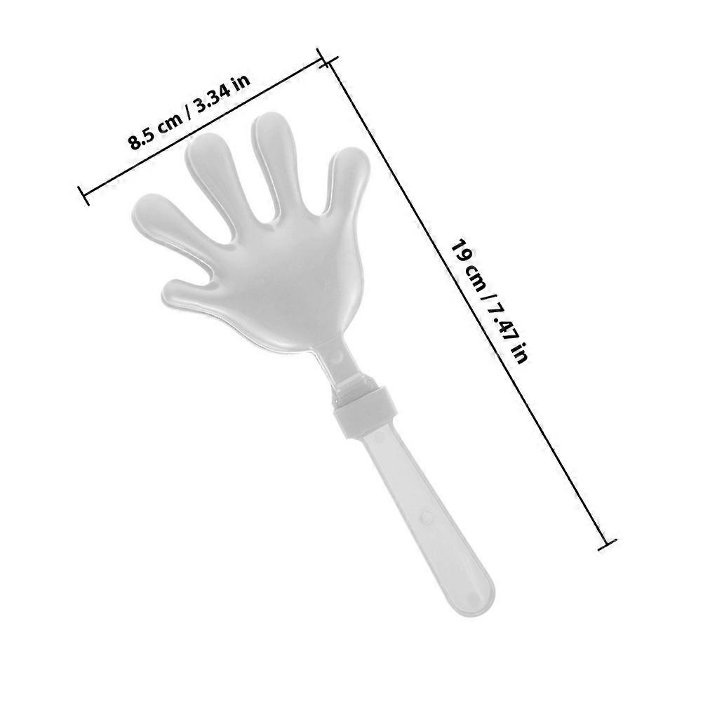 2Pcs Hand Clapper Noisemaker Plastic Reusable Cheering Tools for Sporting Events Party Fun Carnival Decorations