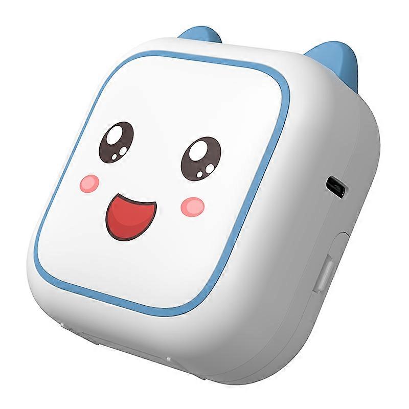 M6 Mini Sticker Printer Bluetooth-compatible Thermal Printer with 5 Rolls Paper + 5 Rolls Sticker + 