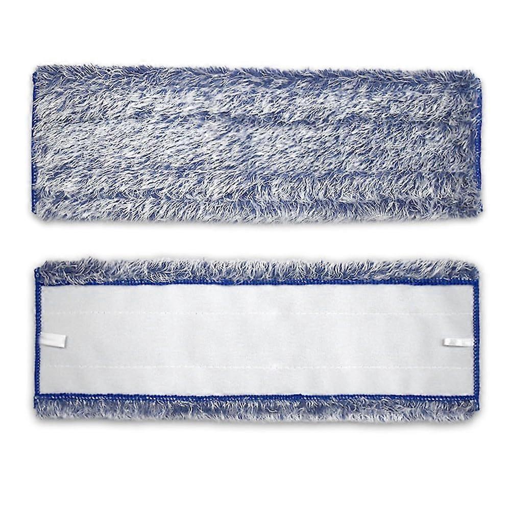 Microfiber Mop Pads 2 Pack Reusable Dusting Mop Head Replacement for Hardwood Floors 18.31x5.51