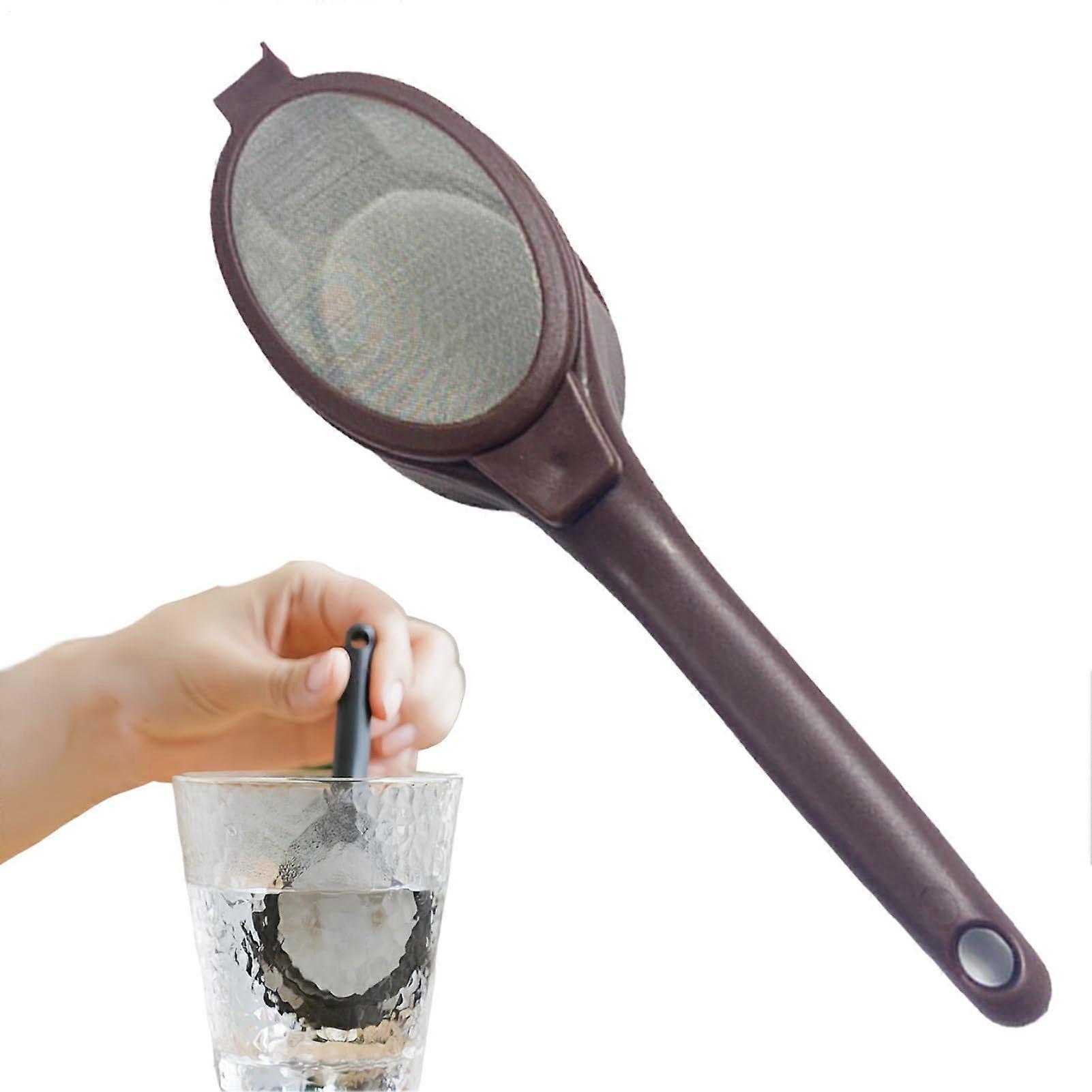 Reusable Coffee Filter Spoon and Tea Strainer Spoon with Precision Fine Mesh for Fast Brewing