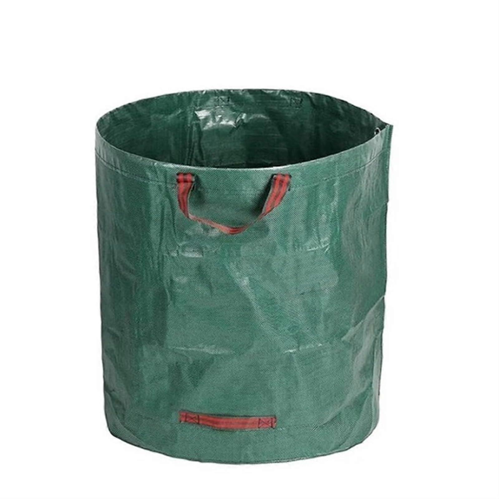 Large Capacity Garden Waste Bag with Handles, HeavyDuty Foldable Waterproof Leaf Sack, 1 Pack