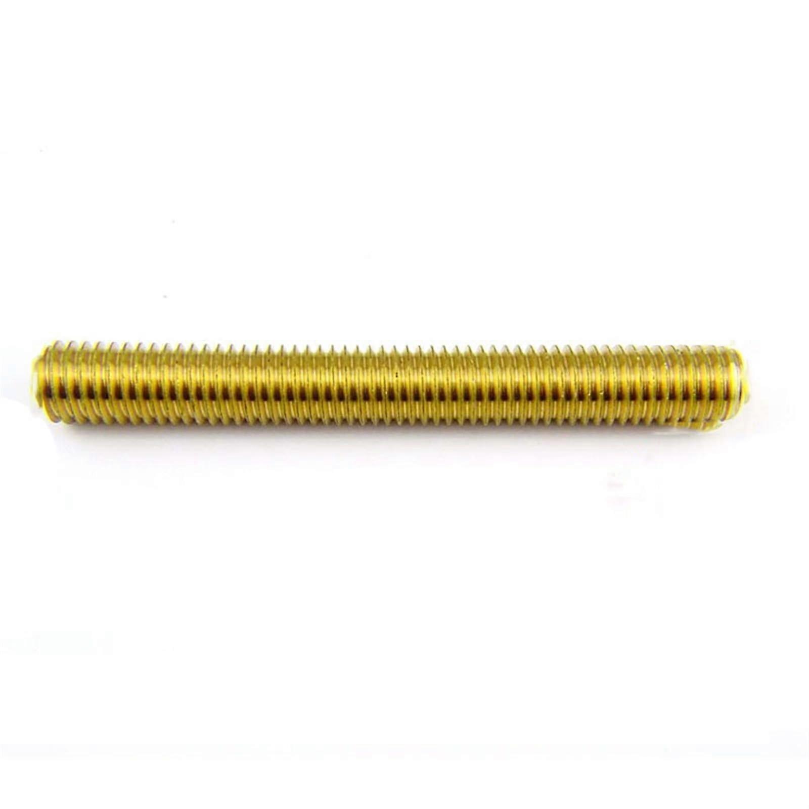 M12 Stainless Steel Threaded Rod 60mm, Durable Copper Full Thread Screw Stud, Precision Design
