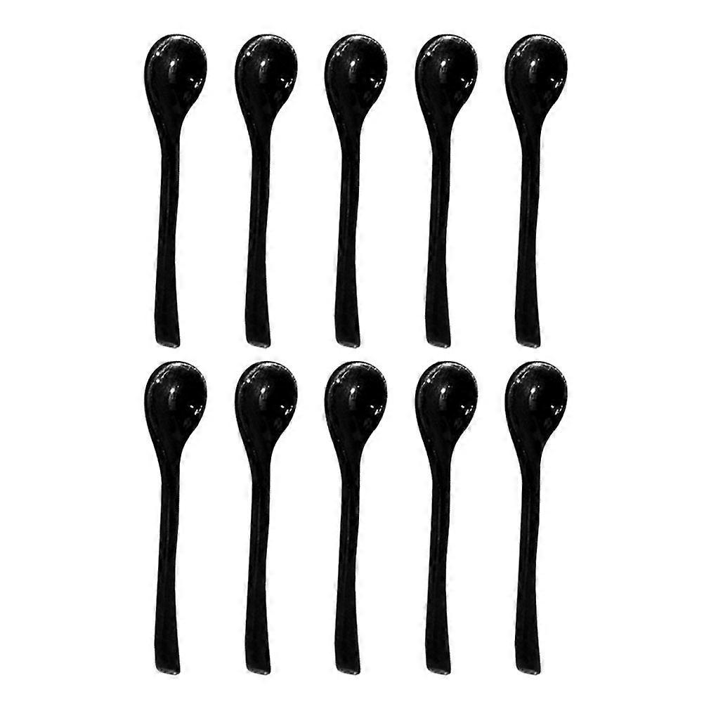 10pcs Miniature Spoon Decor Doll House Layout Prop Mini Display Spoon Mini Storage Spoon