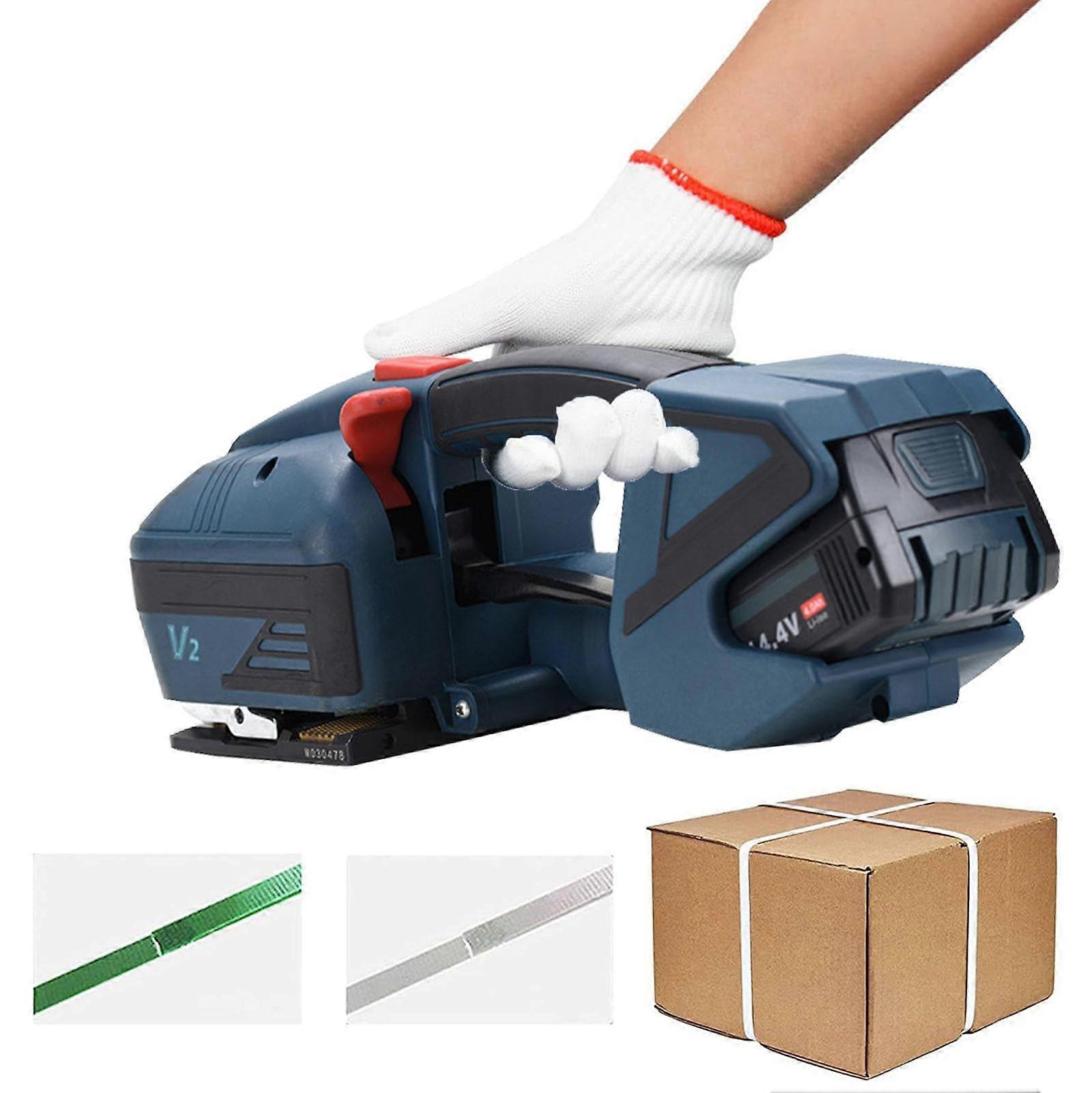 Electric Strapping Machine with ThreeinOne Operation and Digital Tension Control for PP PET Straps