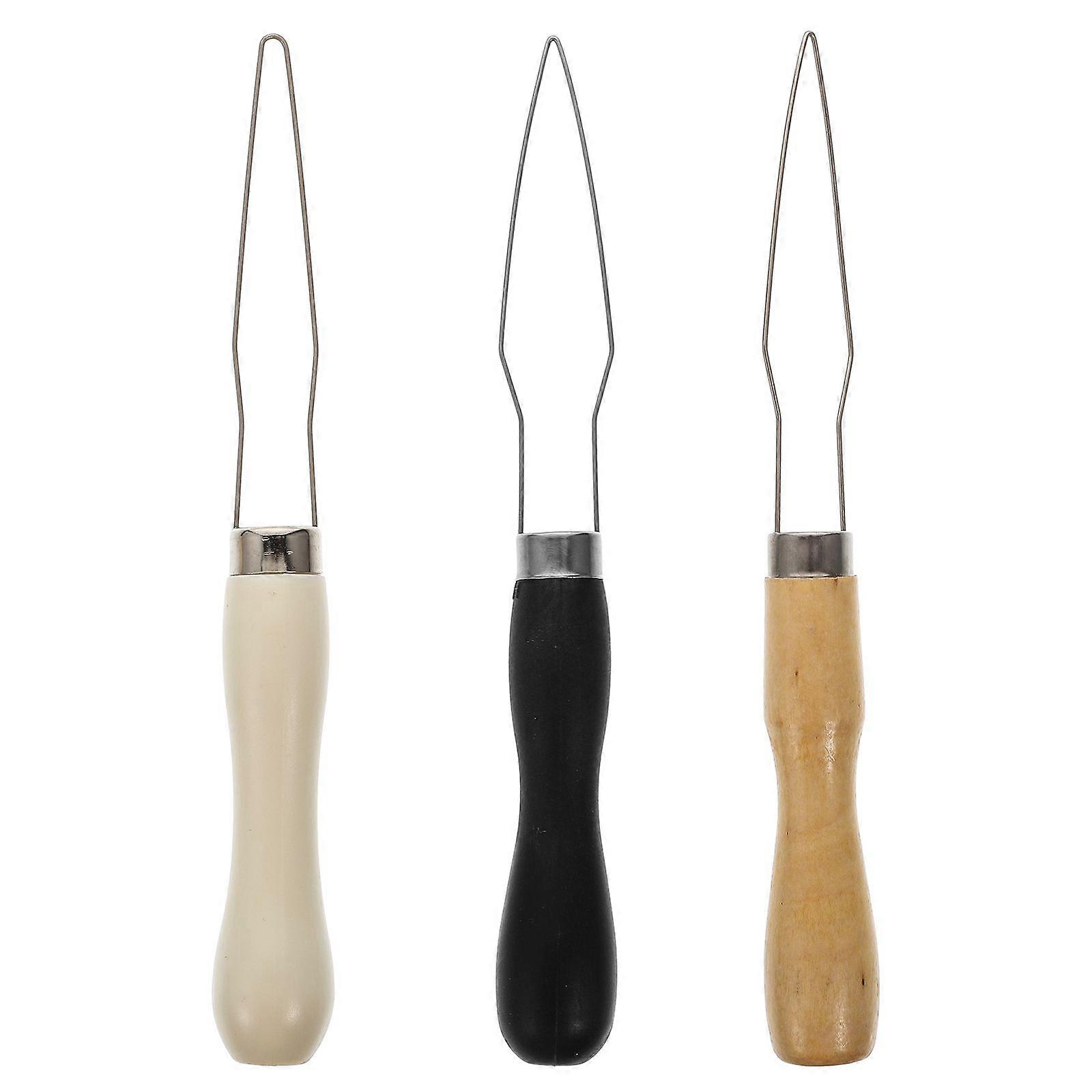 3pcs Clothes Shirts Pull One Hand Button Helper Button Hook Assist Device Tool