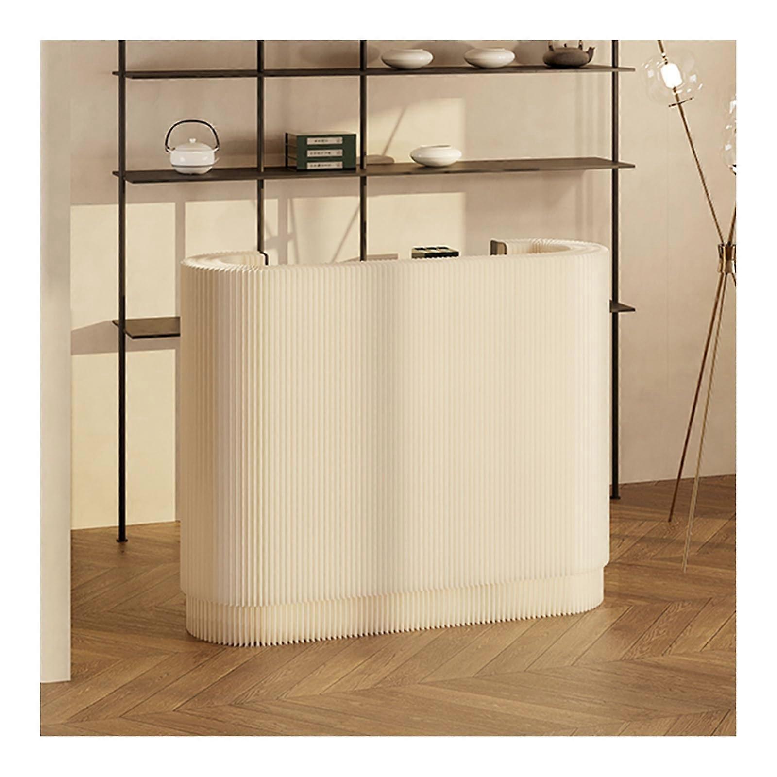 Reception Desk with EyeCatching Design and Stable Load Capacity for Lobby, Salon, Reception Room